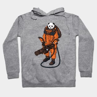 Panda astronaut illustration Hoodie